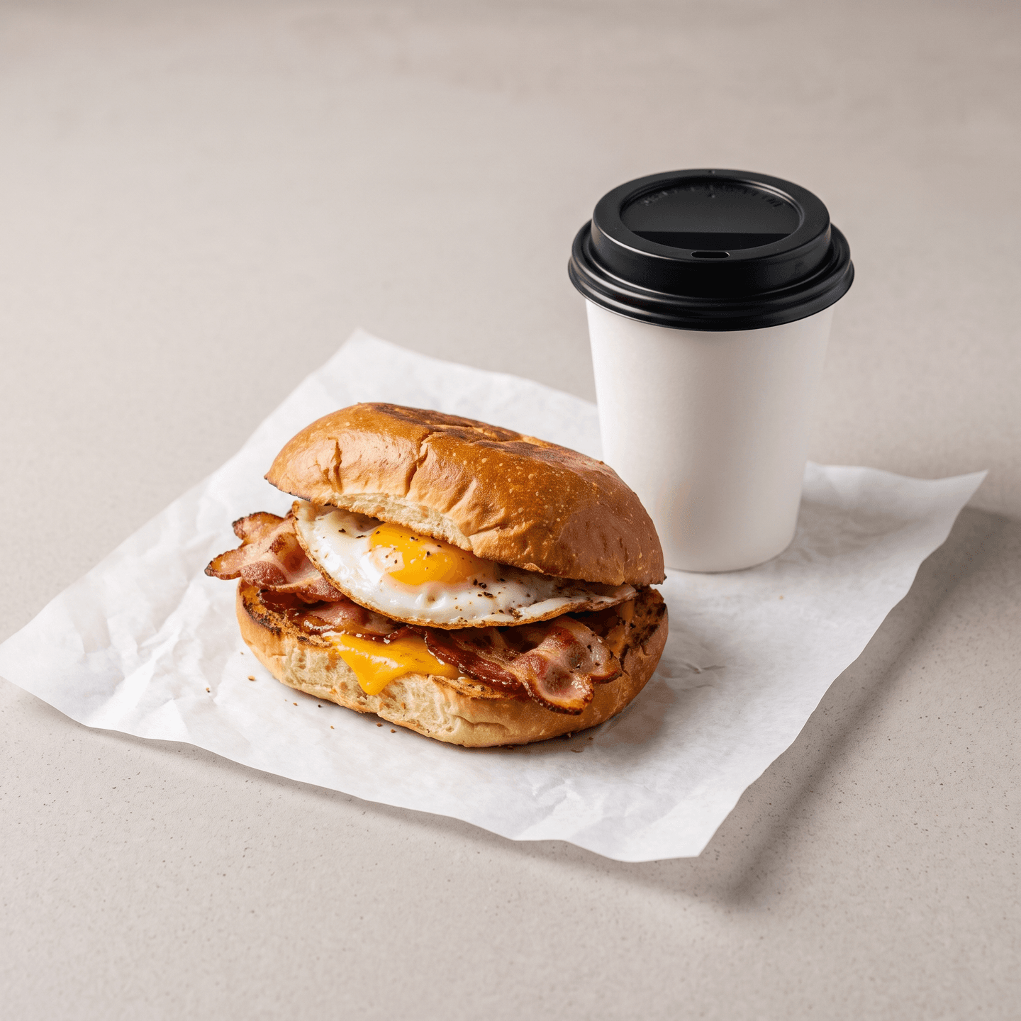 Egg Bacon + Cap