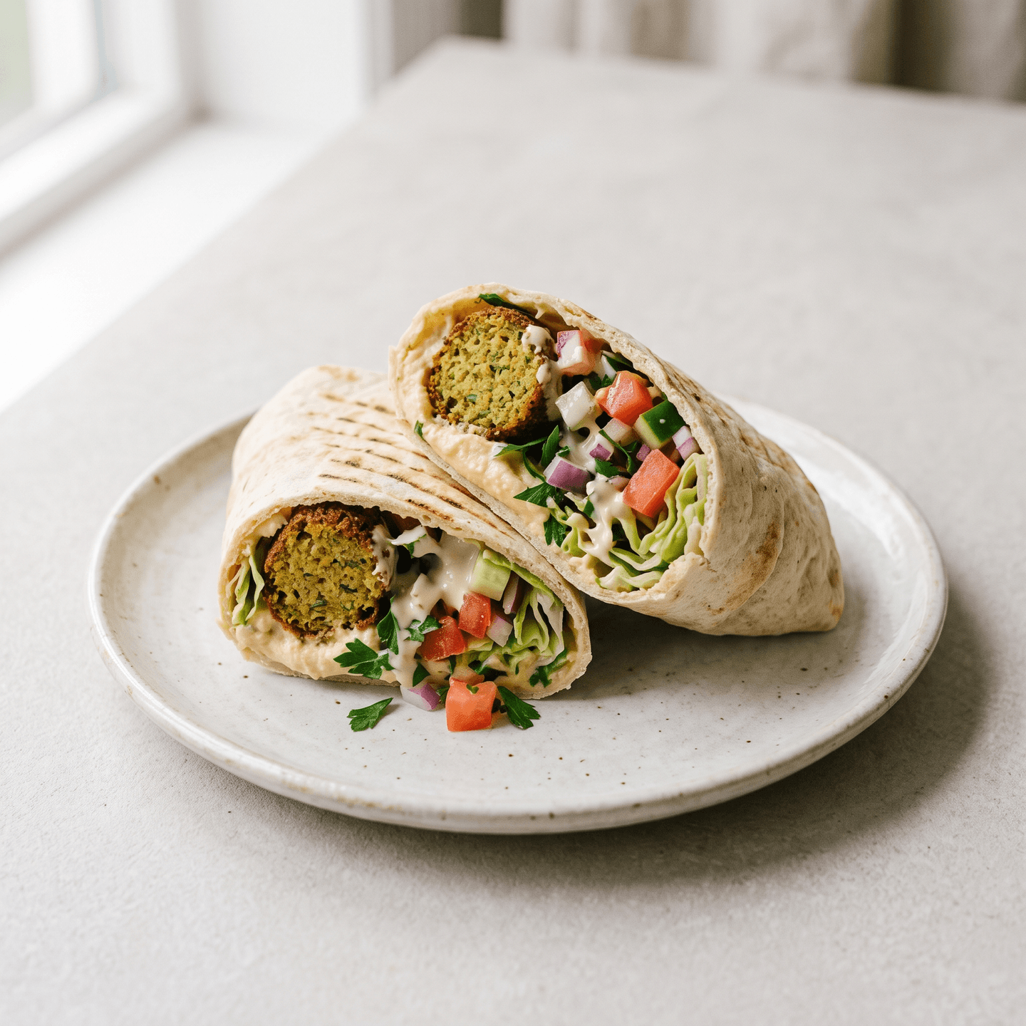 Falafel Wrap Sandwich
